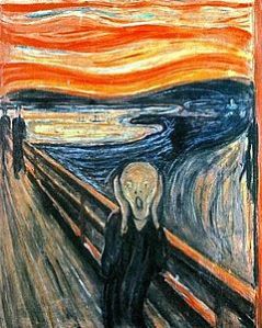 Arte Que Me Inspira-quadro “O GRITO” de Munch